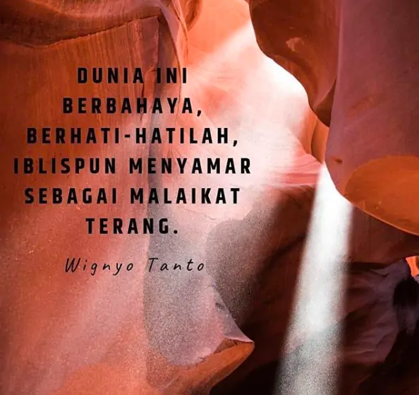Dunia ini berbahaya, berhati-hatilah, iblispun menyamar s…