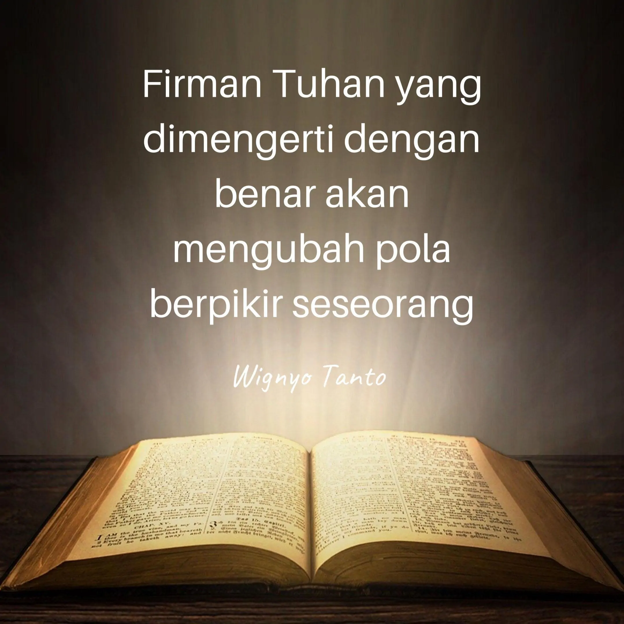 Firman Tuhan yang dimengerti dengan benar akan mengubah p…