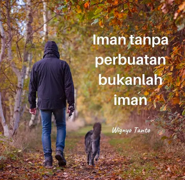 Iman tanpa perbuatan bukanlah iman