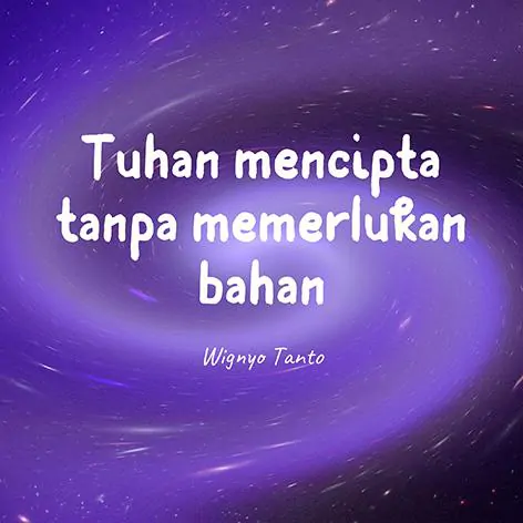 Tuhan mencipta tanpa memerlukan bahan